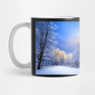 Winter scene Mug